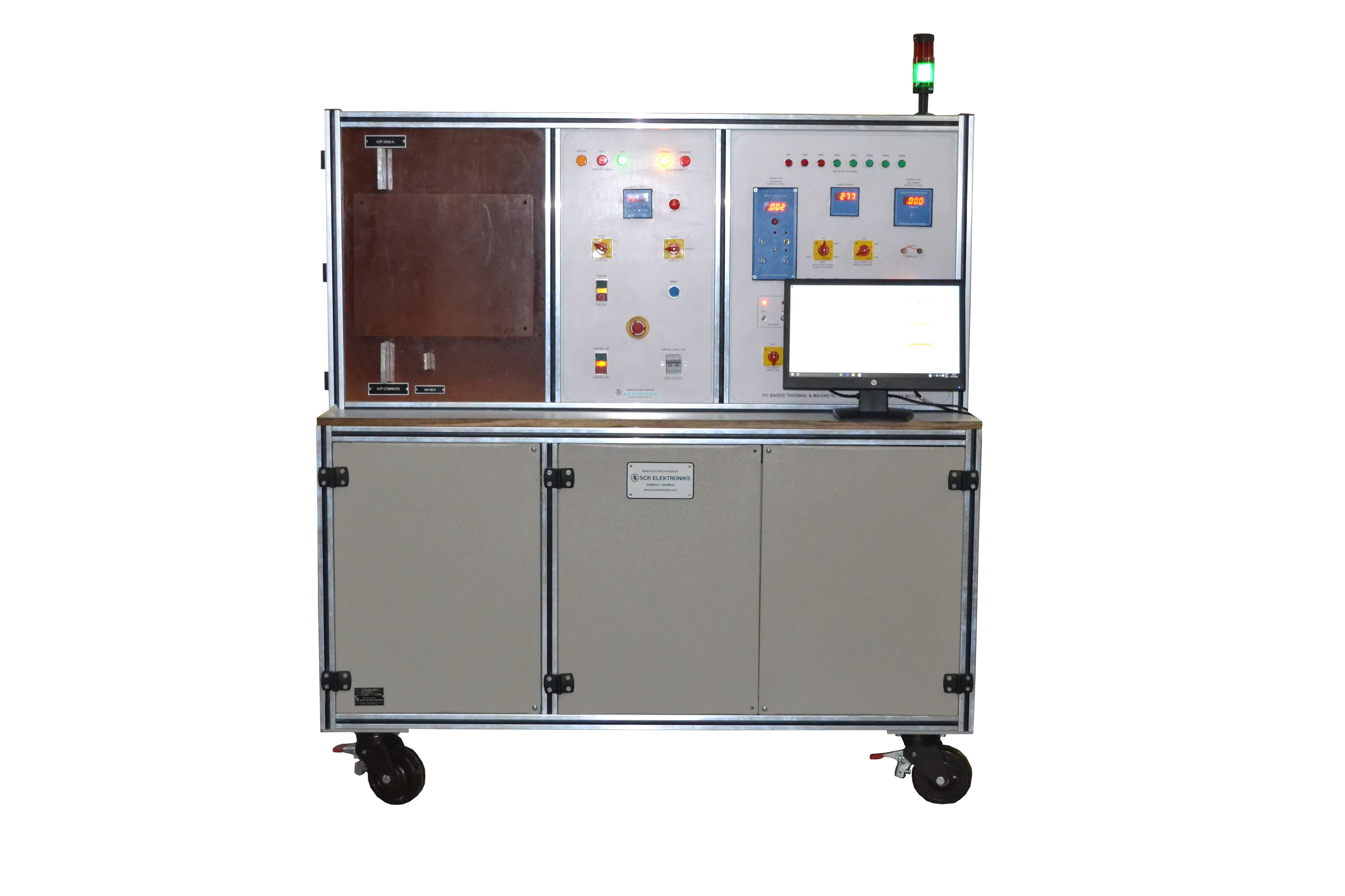 Thermal + Magnetic Test Bench for MCCB